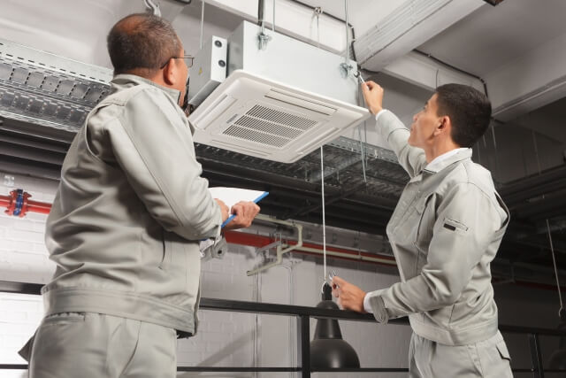 ダクト工事の流れ。ステップ1。お問い合わせ＆現地調査