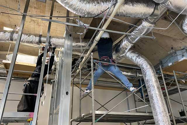 ダクト工事の流れ。ステップ3。ご契約・施工開始