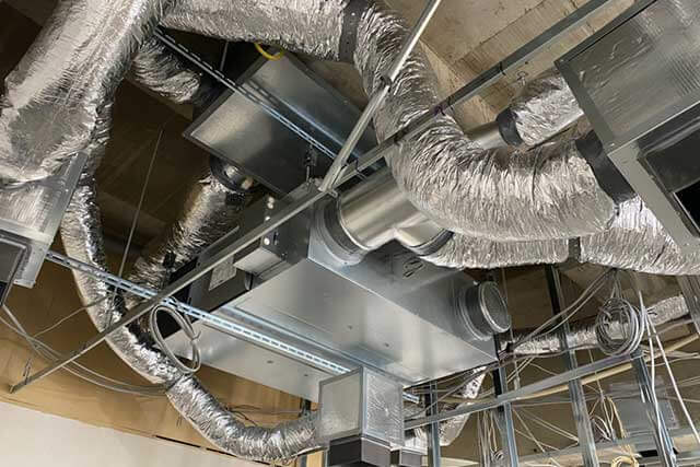 ダクト工事の流れ。ステップ4。施工完了・検収